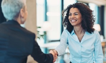 business colleagues shaking hands