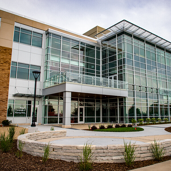 Exterior view of the Robert W. Plaster Free Enterprise Center