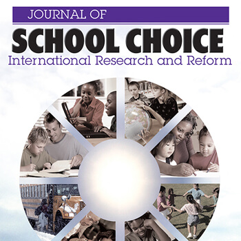 Top portion of the 'School Choice Journal' cover.