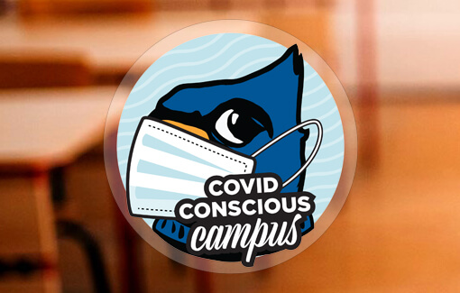 Preview of the Covid Conscious Campus sticker